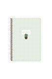 Keskin Color A4 Çizgili Stickerli Spiralli Pötikare Defter | 80 Yaprak