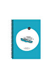 Hisli Şeyler 18.5x25 Çizgili Defter - Küreğinin Götürdüğü Yere Git