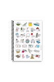 Hisli Şeyler 18.5x25 Çizgili Defter - Küreğinin Götürdüğü Yere Git