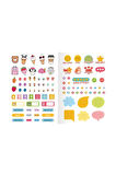 Keskin Color Kareli Stickerli Kraft Kapak 2'li Defter Set | 18,5 X 26 Cm | 50 Yaprak
