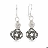 ​Gümüş Trabzon Örmesi Kazaz Kadın Küpe