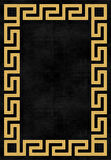 Siyah-Gold Dot Keçe Kaymaz Taban Versace Salon Saçaksız Halı B1240-1