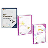 Üç Dört Beş TYT Matematik ile Türkçe ve AYT Edebiyat Soru Bankası 3 Kitap Set
