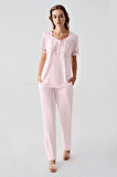 Aesco Freshness 322 Kadın Sabahlıklı Pijama Takımı
