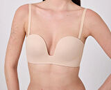 Aesco Freshness MSF05 Destekli V Dekolte Lazer Kesim Sütyen