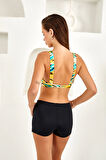 Aesco Lapıeno 4239 Şortlu Fra Bikini Takım