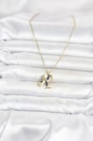 316L Çelik Zincir Gold Renk Dolphin Model Kadın Kolye