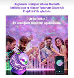 Dinozor Yumurtası Galaxy Projektör, Gökyüzü Projeksiyon Gece Lambası, USB Girişli Bluetooth Hoparlör
