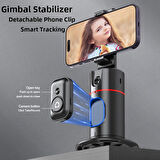Akıllı Yüz Takipli Tripod 360° Dönebilen Selfie Video Gimbal Robot Kameraman Akıllı Telefon Tutucu