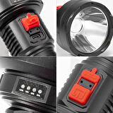 Usbli 3 Modlu Şarjlı El Feneri Hy-789