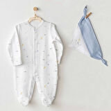 Ocean İs My Happy Place Bebek Tulum Takım White