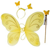 Kelebek Kanat Seti Sarı Renk