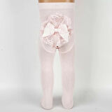 Kurdele Popo Aks. Kız Bebek Külotlu Çorap  Asorti