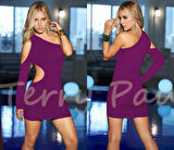 B100756 Özel Kesim Mini Elbise