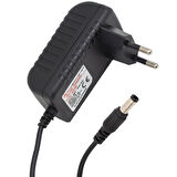 12 Volt 0,5 Amper Plastik Kasa Priz Tipi Adaptör 5.5*2.5 Uç