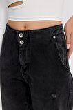 ÖZEL KOLEKSİYON YÜKSEK BEL CULOTTE JEAN PANTOLON (AG-1008)