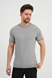 ALEXANDERGARDI Bisiklet Yaka Kolları Şeritli Triko T-shirt (1243)