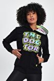 ALEXANDERGARDI DESENLİ KAPÜŞONLU FERMUARLI SWEATSHIRT (42029)