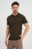 ALEXANDERGARDI Polo Yaka Düğmeli Triko T-shirt (50024)