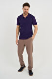 ALEXANDERGARDI Erkek Polo Yaka Fermuarlı Triko T-shirt (AG-50025)