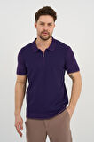ALEXANDERGARDI Erkek Polo Yaka Fermuarlı Triko T-shirt (AG-50025)
