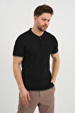 ALEXANDERGARDI Erkek Polo Yaka Fermuarlı Triko T-shirt (AG-50025)