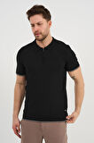 ALEXANDERGARDI Erkek Polo Yaka Fermuarlı Triko T-shirt (AG-50025)