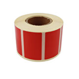 Renkli Zemin Baskılı Kuşe Rulo Etiket 50mm x 30mm 1000 Adet