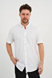ALEXANDERGARDI Kısa Kollu Düğmeli Erkek Gömlek (731676)