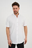 ALEXANDERGARDI Kısa Kollu Düğmeli Erkek Gömlek (731676)