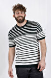 ALEXANDERGARDI ÇİZGİLİ TRIKO T-SHIRT  (AG504802)