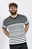 ALEXANDERGARDI ÇİZGİLİ TRIKO T-SHIRT  (AG504802)