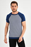 ALEXANDERGARDI ÇİZGİLİ TRİKO T-SHİRT (AG5049)