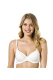 9600-b - Beyaz - Soft Micro Battal Sütyen -