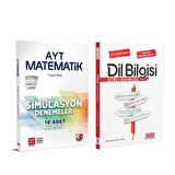 3D AYT Matematik Deneme ve AKM Dil Bilgisi Soru Bankası Seti 2 Kitap