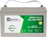 Agromot 12V 100 Ah Jel Akü Deep Cycle Nano Carbon Battery