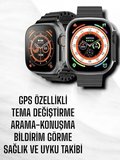 Yeni Nesil Ultra Akıllı Saat Titreşimli Uyku & Sağlık Takibi Çift Kordon