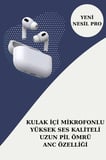 3 Kordonlu Pembe Amoled Ekran Akıllı Saat ve Yeni Nesil Pro Kablosuz Bluetooth Kul
