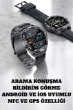 Akıllı Saat Arama Cevaplayan Titreşim Özelliğiyle Bildirim Görebilen
