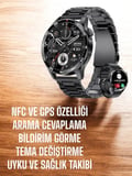 Çift Kordonlu Yüksek Çözünürlüklü Akıllı Saat Uyku İzleyici & Spor Modlar