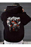 Unisex Kadın Erkek Kapüşonlu Kanguru Cepli Oversize Sweatshirt Hoodie New way