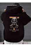 Unisex Kadın Erkek Kapüşonlu Kanguru Cepli Oversize Sweatshirt Hoodie Poster