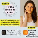 Northcity LED Yüz Maskesi - 9 Modlu Kızılötesi & Kırmızı Işık Terapisi - 480 Boncuklu Ev Tipi Cilt Bakım Aracı