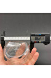 10 ADET 230 CC CAM KAVANOZ - 230 ML CAM KAVANOZ - GENİŞ MAGNOLİA KAVANOZU