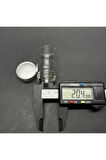 10 ADET 20 CC METAL KAPAKLI CAM KAVANOZ - 20 ML METAL KAPAKLI CAM KAVANOZ - MİNİK KAVANOZ 30x50 MM
