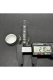 10 ADET 30 CC METAL KAPAKLI CAM KAVANOZ - 30 ML METAL KAPAKLI CAM KAVANOZ - MİNİK KAVANOZ 30x60 MM