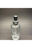 100 CC OVAL MODEL CAM PARFÜM KOLONYA ŞİŞESİ - 100 ML LÜX SPREYLİ PARFÜM , KOLONYA ŞİŞESİ
