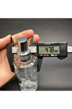 100 CC OVAL MODEL CAM PARFÜM KOLONYA ŞİŞESİ - 100 ML LÜX SPREYLİ PARFÜM , KOLONYA ŞİŞESİ
