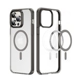 Northcity Magsafe Uyumlu iPhone 14 Pro 6.1 Manyetik Silikon Kılıf – Sararmayan Şeffaf Tam Koruyucu