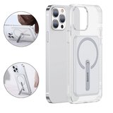 Northcity iPhone 13 Pro Max 6.7" Magsafe Silikon Kılıf - Manyetik Standlı Kablosuz Şarj Uyumlu